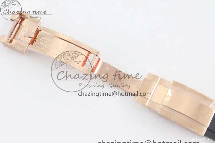 0117 Daytona 116515 RG TWF 1:1 Best Edition 904L Steel Black RG Dial on Oysterflex Strap A Popular 2415